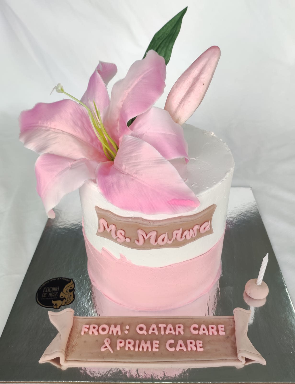 Customized Flower Cake